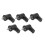 5 Pcs 2 Pin Din Right HiFi Speaker Plug Cable o Screw Solder Connector 1