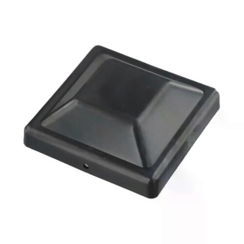 4 tapas protectoras para postes de cerca, de plástico, para decoración de jardines, de madera de 3 5/8"