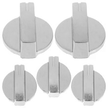 5 stuks kookgerei metalen schakelaar knop gasfornuis oven knoppen fornuis accessoire bediening voor