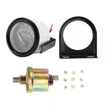 Manomètre de pression d'huile universel pour voiture, 52 mm/2 po, 0 à 100 PSI, LED, avec capteur, pour