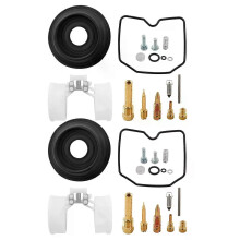 52PCS Vergaser Reparatur Kit Komplette Carb Rebuild Set Ersatz für Kawasaki ER500 ER-5 1998-2005