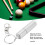 Pool Cue Tip Tool Billard Queue Kopf Werkzeug Pool Queue Tip Stift Billard Queue Zubehör Silber 5
