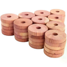 50 stuks cederhouten ringen voor kleding, aromatische cederblokken voor kasten en lades, kledingopslag