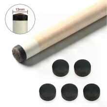 5Pcs 13MM Billard Pool Queue Tipps M Härte Tisch Billard Snooker Queue Spitze Billard Queue Zubehör