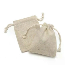 50 Pcs Small Linen Jute Drawstring Gift Bags Pouch Wedding Party Favours Sack Jewelries Gift Makeup