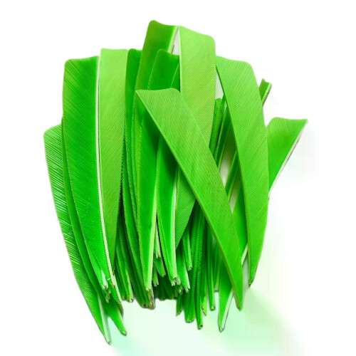 50 plumas naturales de flecha de 4 pulgadas para tiro con arco