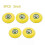 5Pcs 3inch 75mm Sanding Discs Hook and Loop M6 Thread Backing Pad for Air Sander Grinding Polishing 1
