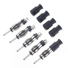 5 stuks autoradio AM/FM-antenneadapter mannelijke stekkerconnector zwart