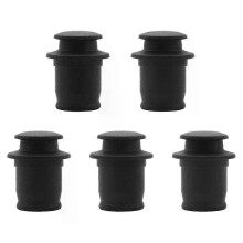 Lot de 5 cache-prises anti-poussière pour allume-cigare de voiture