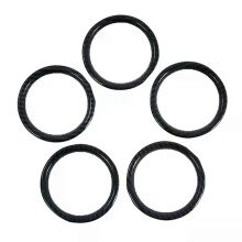 5 Styck Instrumentbräda Luftkonditionering Uttag Ventileringsring Kåpa Trim ABS kolfiber interiörsats