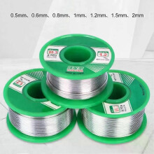 Filo di stagno per saldatura da 50 g, 05-2 mm, ecologico, basso punto di fusione, nessuna pulizia necessaria,