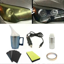 Kit de restauración de faros delanteros de coche de 50 ml, kit de pulido para reparación de faros, limpieza