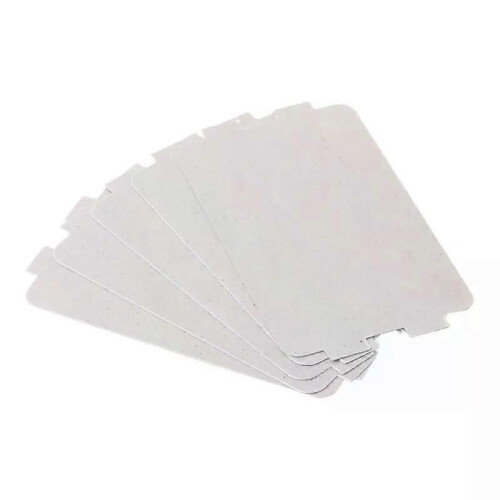 5Pcs Microwave Oven Mica Plate Sheet Thick Replacement Part 107x64mm For Midea
