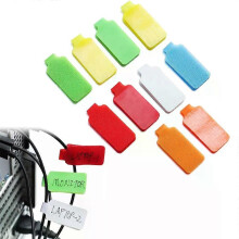 5 pezzi di etichette adesive per cavi in nylon A4, etichette di identificazione autoadesive impermeabili,