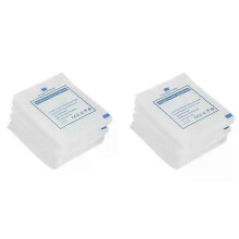 50 gasas desechables para hemostasia, duraderas y blancas