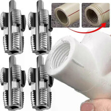 4-Punkt-Wasserrohr-Innenloch-Drahtöffner für Handbohrmaschine, PVC-Rohr-Einfädler-Maker-Kit, universell