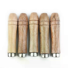 5 stuks houten vijlgreep vervangende sterke metalen kraag houtbewerkingsvijlgreep voor vijlen en hobbygereedschappen