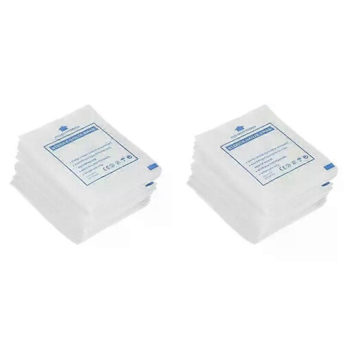 50 Stück langlebige Hämostase-Mullblätter, medizinische Einweg-Mullpads (weiß)