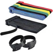 50PCS Reusable Nylon Cable Ties Releasable Adjustable Wire Organizer Straps for Mouse Earphones Cables