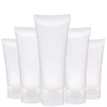 50 stuks/partij doorzichtige plastic zachte tubes 15 ml 20 ml 30 ml 50 ml 100 ml lege cosmetische crème-emulsie-lotionverpakking