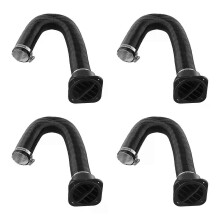 4x42mm Dieselverwarmingsbuisbuis Luchtafvoer voor lucht-dieselverwarming 4 gaten auto lucht-dieselverwarming