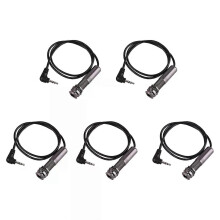 5X Gitaar Pickup Kabel Piezo Kabel Eindpen Jack Gitaar Adapter Stereo Instrument Kabel-ABJQ