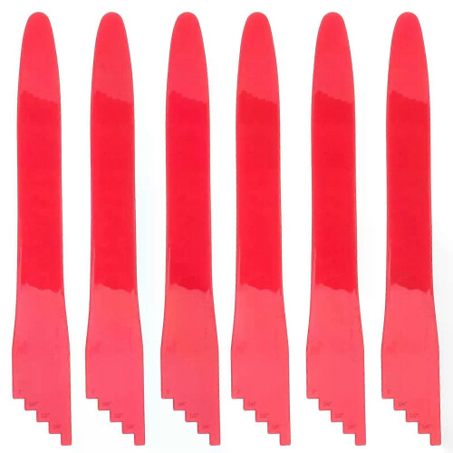 Lot de 6 bâtons de mesure réutilisables pour éliminer les bulles de conserve