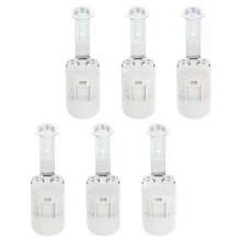 6 Pcs Kerze Lampe Halter E14 Sockel Basis Zink-legierung Glühbirne Teil Led Rohr Lampe Sockel Ersatz