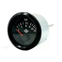 52 Mm VDO-öljynpainemittari 0–25 bar 12 V dieselgeneraattorin osat Auton kaivukoneet Tekniset ajoneuvotarvikkeet