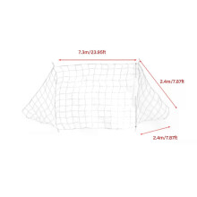 6 x 4FT Voetbal Voetbal Sport Vervangend Voetbal Doelpaal Net voor Sport Wedstrijd Training Voetbal