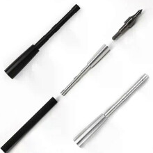 6/12 piezas de inserción de aluminio para tiro con arco, punta de flecha para eje de flecha de 42 mm