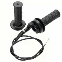 Poignées de moto 7/8 22 mm avec câble d'accélérateur torsadé pour VTT 50-250 CC Quad Pit Dirt