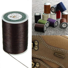 90 meter veelkleurige naaigaren polyester koord gewaxt leer 0,8 mm voor doe-het-zelf handnaaien