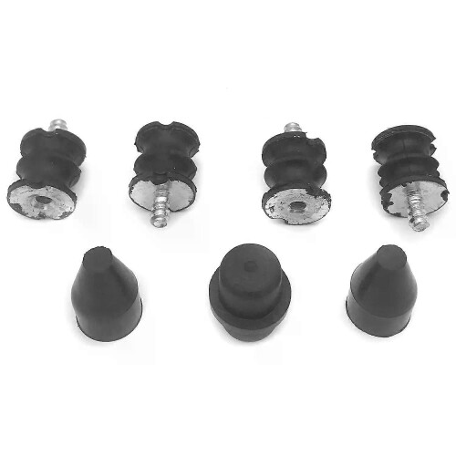 7Pcs Rubber Front Handle Isolator Buffer Shock Mount elements Set Kit Fit for Husqvarna 136 137 141