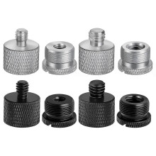 8-pack mikrofonstativadapter 5/8 hona till 3/8 hane 3/8 hona till 5/8 hane för mikrofonstativ bomarm