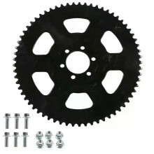 Pignone posteriore per catena da 65T 75T 35-37 per mini moto, go kart, triciclo, ATV, go kart, carrello