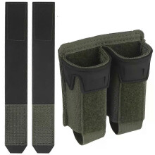 9MM Double Mag Pouch Agilit Style Pihdit Pistol Magazine Pussi MOLLE Quick Release Airsoft Metsästys