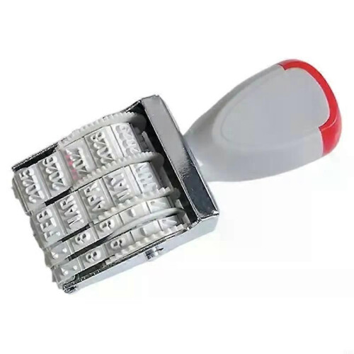69HF Rubber Stamp Line Dater Datum Stämpel för Scrapbooking Packaging Craft