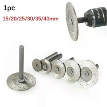 6mm Diamant-Schneiden Kreissägeblatt Set Trennscheiben mit Dorn für Dretttmel Bohrer Holz Metall