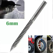 6mm Reifen Hartmetall Cutter Reibahle Reifen Punktion Reparatur Reifen Reparatur Cutter Werkzeug Hartmetall