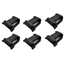 6 stuks batterijhouders, batterijhouder en beschermingshanger voor DeWalt Black & Decker Box 18V 20V