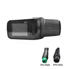 A57T 24V 36V 48V 60V S886 Ebike LCD-skärmpanel Justera med vridreglage för elektrisk skotercykel(5PIN)
