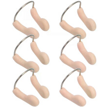 6PCS Nase Schwimmen Clip Weiche Silikon Schwimmen Nase Clip Wiederverwendbare Schwimmen Nase Protector