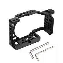 A6100 A6300 A6400 A6500 Camerakooi voor Sony A6000 Accessoire Vlog Case Handheld Beugel Cold Shoe Microfoon