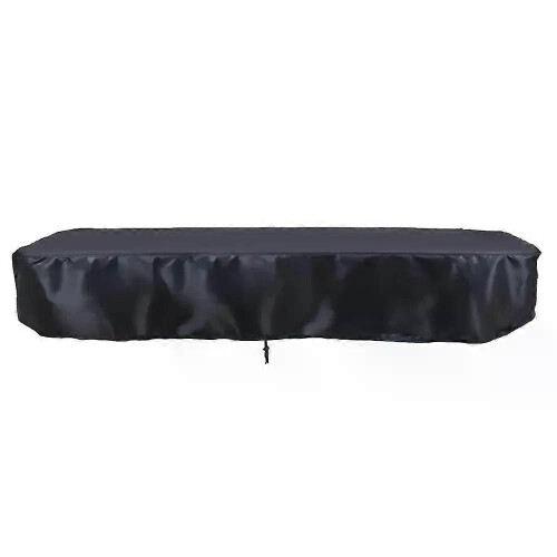 8Ft Billiard Pool Table Cover with Drawstring Durable Waterproof Table Cover for Rectangle Table Black