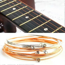 6 corde in rame puro da 1 a 6 per chitarra classica, corde in filo di acciaio, chitarra acustica classica