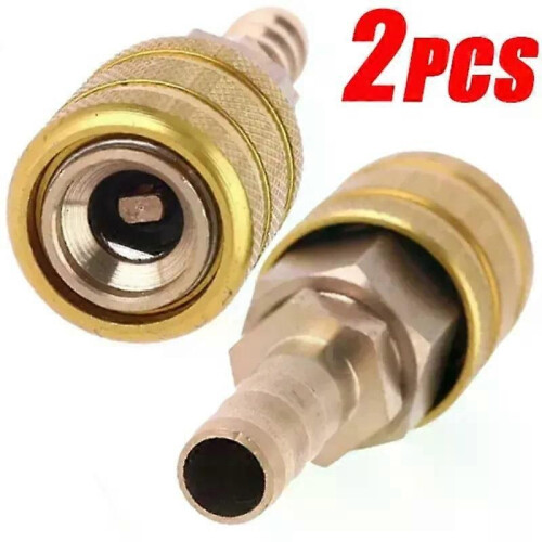 8 mm bildäck ventilklämma Solid mässing munstycksklämma Uppblåsningspump Adapter Luftchuck uppblåsare