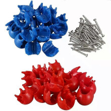 A89E-20st Klätterrepsnät 12mm plastkontakt Nätspänne Klättertillbehör för utomhusgunga