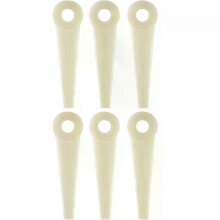 6 stuks/set kunststof trimmer messen grasmaaierkop vervangend mes 4111-007-1001 voor Stihl PolyCut