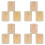 ABHS-12st Gitarrhalsbrickor massivt lönnträ Gitarrhals mellanläggsskydd 025 05 och 1 grads gitarr 1